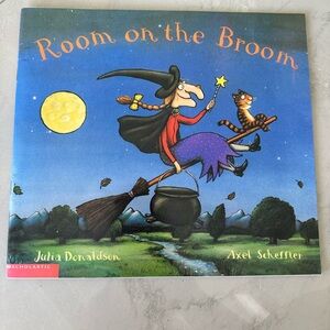 Scholastic 'Room on the Broom' Book - Blue and Black Cover
